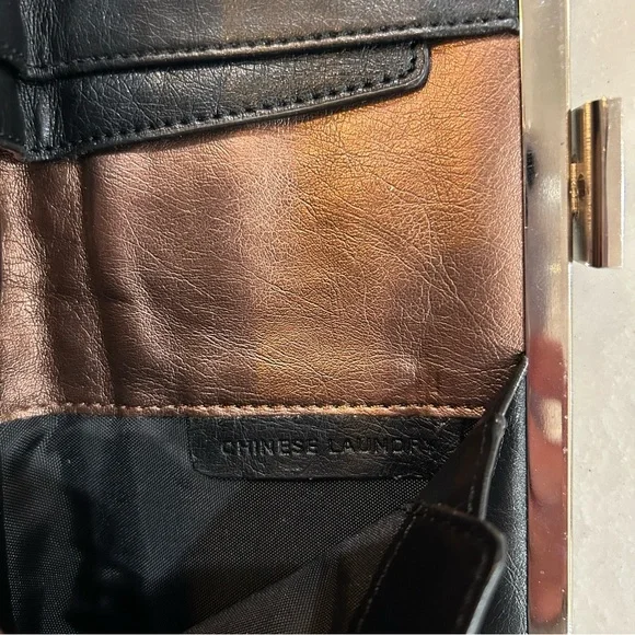 Vintage Chinese Laundry Two-Tone Leather Wallet Clutch – Y2K Era - Picture 15 of 15
